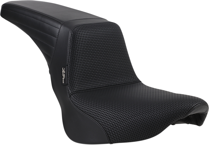 Le Pera Kickflip Seat - Basketweave - Black - Softail '18-'23 Lyr-590Bw
