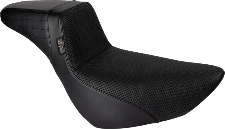 Le Pera Kickflip Daddy Long Legs Low Rider Seat - Basket Weave - Black - Fl/Fx '18-'24 Lyr-590Dlbw