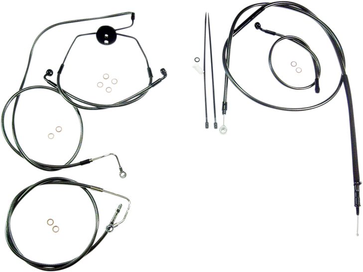 Magnum Shielding Black Pearl Designer Handlebar Installation Kit 487314