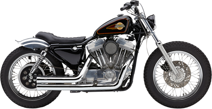 Cobra 909 Exhaust - Chrome - '86-'03 Xl 6701