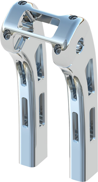 Magnum Shielding Riser W/ Display Clamp Ghost 10" Chrome 3R-0110