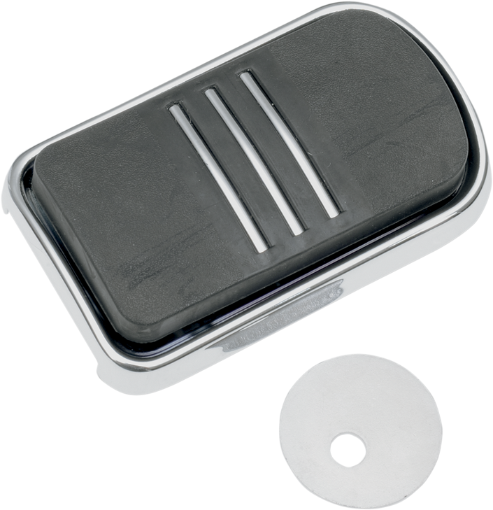 Drag Specialties Sweeper Brake Pedal - Chrome - Fl