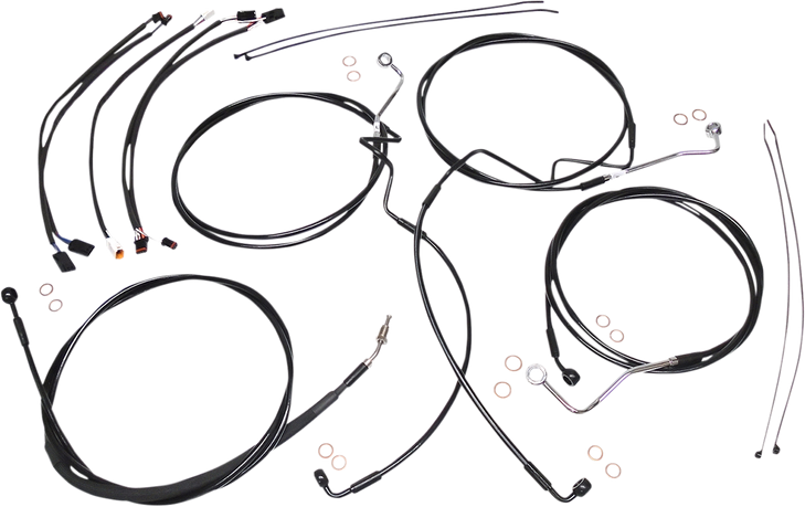 Magnum Shielding Xr Handlebar Installation Kit - Black 486411