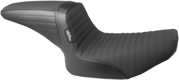 Le Pera Kickflip Seat - Pleated W/ Gripp Tape - Black - Fxr '82-'94 L-598Ptgp