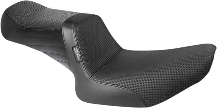 Le Pera Tailwhip Seat - Basketweave - Black - Fxr '82-'94 L-588Bw