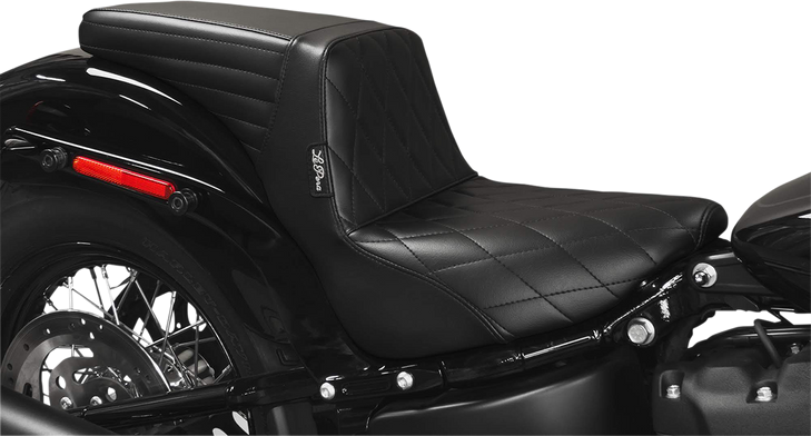 Le Pera Kickflip Seat - Diamond - Black - Softail '18-'23 Lyf-590Dm