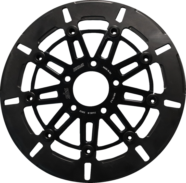 Sbs Design "C" 9-Spoke Brake Rotor 7143C-B