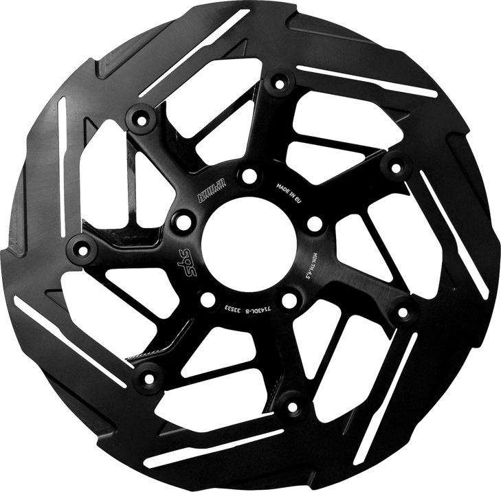 Sbs Design "D" 7-Spoke Brake Rotor 7143Dl-B