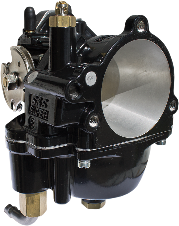 S&S Cycle Super E Carburetor - Standard Bore - Black 110-0133