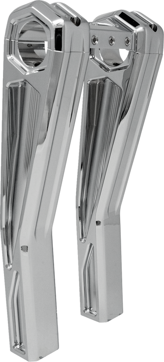 Kodlin Usa Ascent Pro Risers - Pullback - 10" - Chrome Kus55134