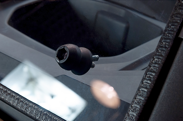 Seizmik Folding Windshield - Hard Coated Polycarbonate - Defender 50-25038Kit