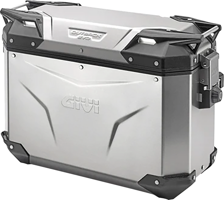 Outback Evo Side Case - Right - 37 Liter - Silver Obke37Ara