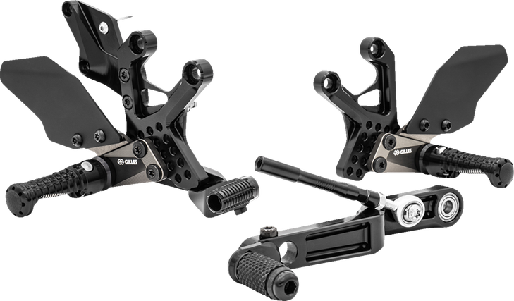 Adjustable Rearset - As31Gt3 - Black As31Gt3-S13-B