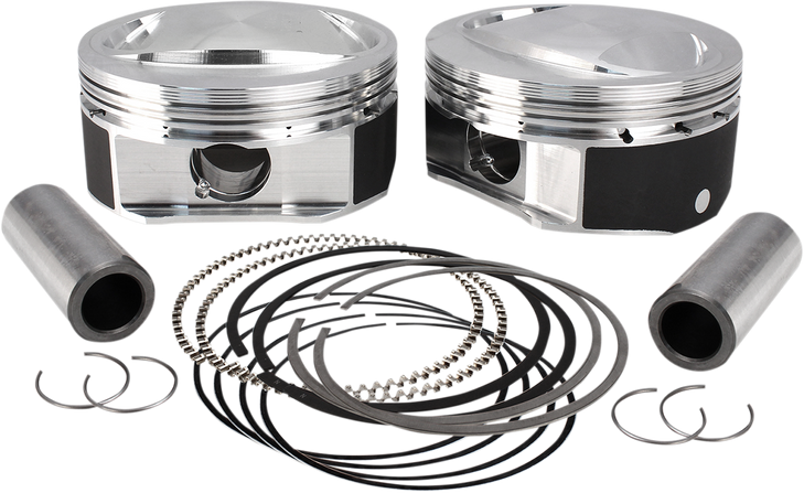S&S Cycle High Compression Piston Kit - 110" Twin Cam Cvo Motor - Standard 920-0114