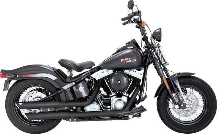 Vance & Hines 3" Twin Slash Slip-On Mufflers - Black 46842