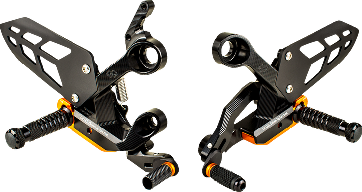 Gilles Tooling Adjustable Rearset - Black - Ktm Vcr38Gt2-Kt04
