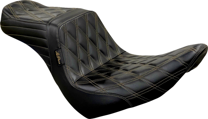 Le Pera Tailwhip Seat - Diamond W/ Chestnut Stitching - Black - Fxlr/Flsb '18-'23 Lyr-580Dd-Chet