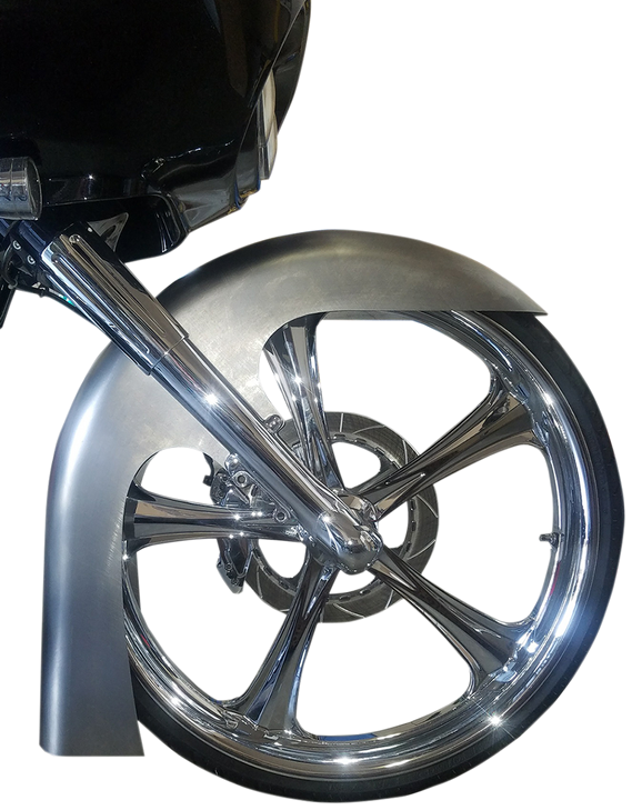 Russ Wernimont Designs Flat Back Dresser Front Fender - 26" - 38 - Fl Rwd-50218