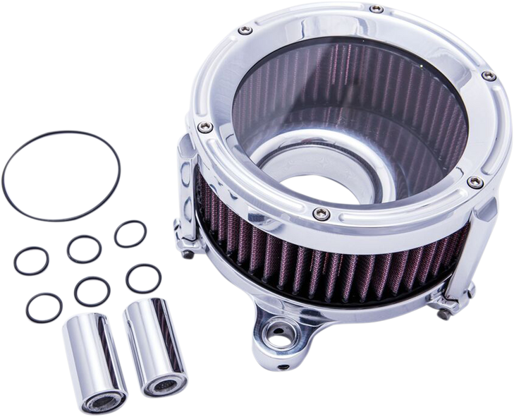 Trask Assault Charge High-Flow Air Cleaner - Chrome Tm-1023Ch