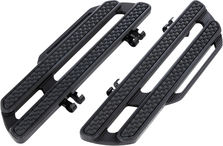 Arlen Ness Method Driver Floorboards - Extended - Black 410-018