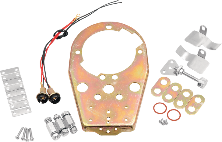 Drag Specialties Base Plate - Cat Eye Dash Cover