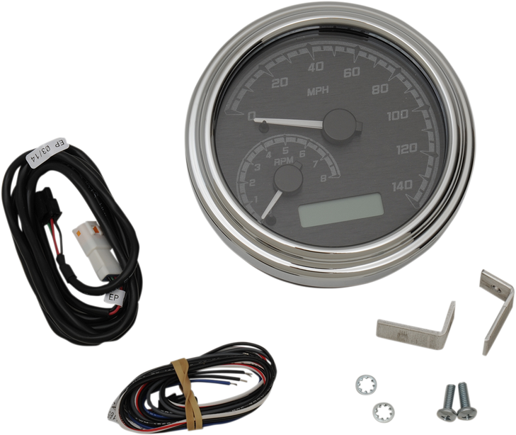 Dakota Digital Mvx Series Analog Gauge System - Black/Gray/Chrome Mvx-2011-Kg-C