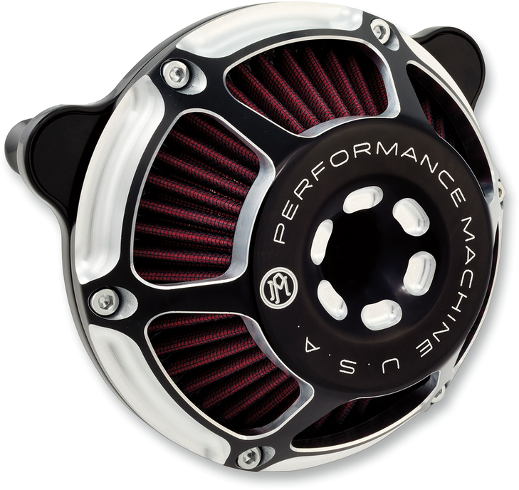 Performance Machine (Pm) Max Hp Air Cleaner Kit - Contrast Cut 0206-2141-Bm