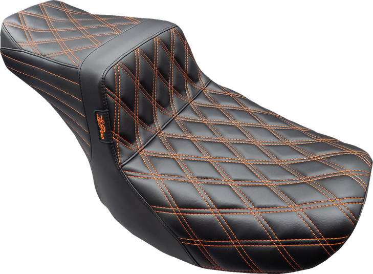 Tailwhip Seat - Burnt Orange Double Diamond Stitch - Flh/Flt -'23-'24 Lv-587Dd-Ob4