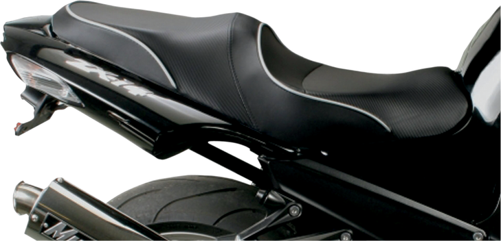 Sargent World Sport Performance Seat - Black - Carbon Fx - Low - Zx-14 '06-'20 Ws-599-19