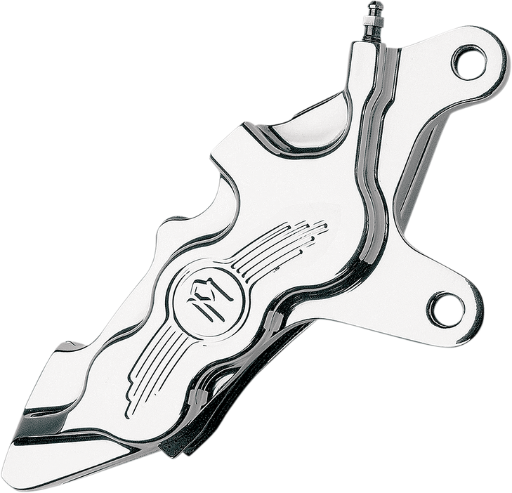 Performance Machine (Pm) 6 Piston Caliper - 11.5" - Right - Chrome 0051-2916-Ch