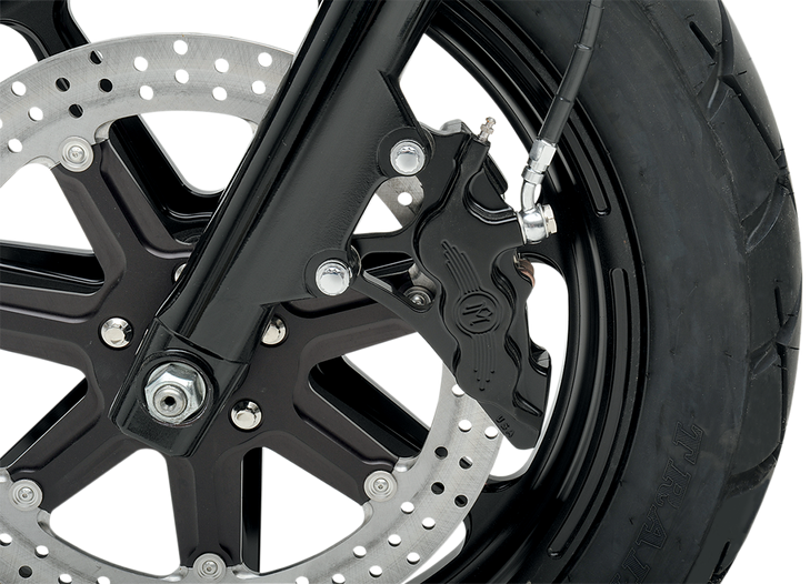 Performance Machine (Pm) 6 Piston Caliper - 13" - Left - Contrast Cut 0051-2917-Bm