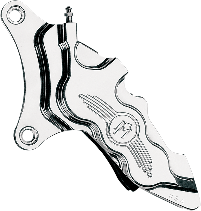 Performance Machine (Pm) 6 Piston Caliper - 13" - Left - Chrome 0051-2917-Ch