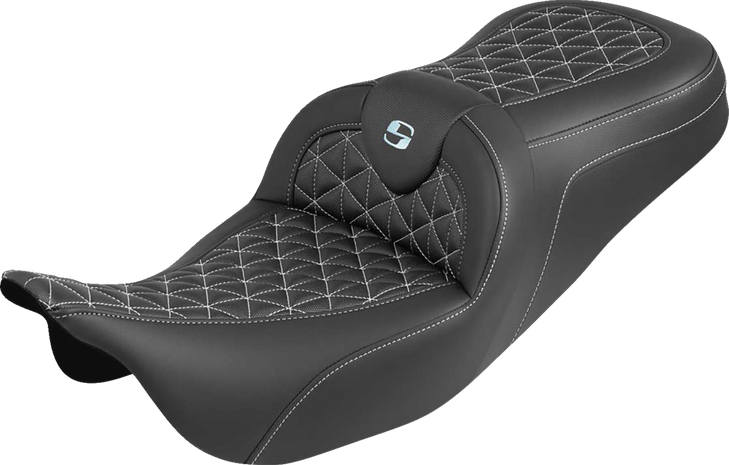 Saddlemen Seat Roadsofa Tri Gripper Silver Stitch 808-07B-21005