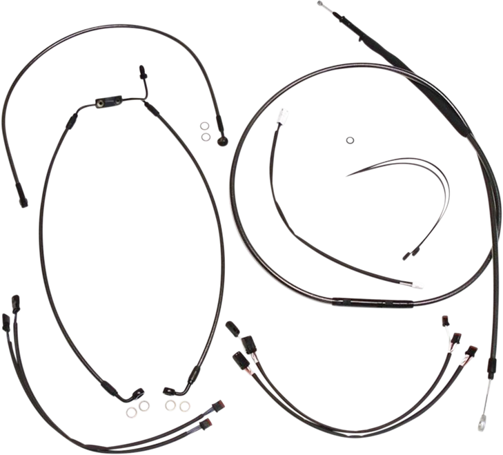 Magnum Shielding Black Pearl Designer Handlebar Installation Kit 487901