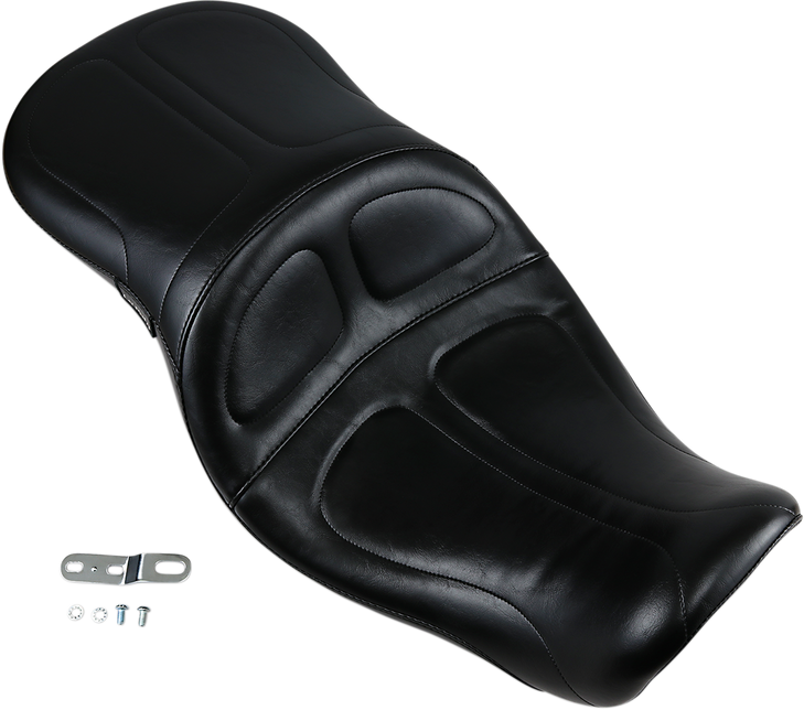 Le Pera Maverick Seat - Without Backrest - Stitched - Black - Fld/Fxd '06-'17 Lk-970