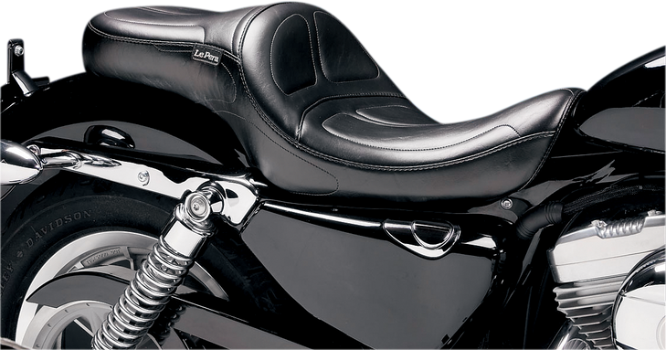 Le Pera Maverick Seat - Without Backrest - Stitched - Black - Xl '04-'22 Lc-916