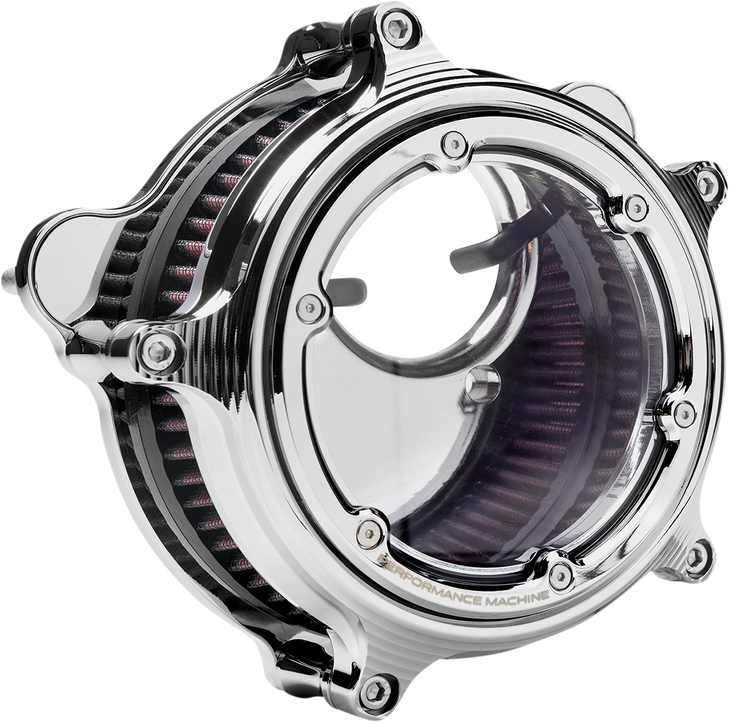 Performance Machine (Pm) Vision Air Cleaner - Chrome 0206-2156-Ch