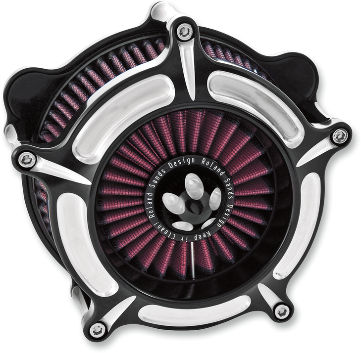 Rsd Turbine Air Cleaner Kit - Contrast Cut 0206-2037-Bm