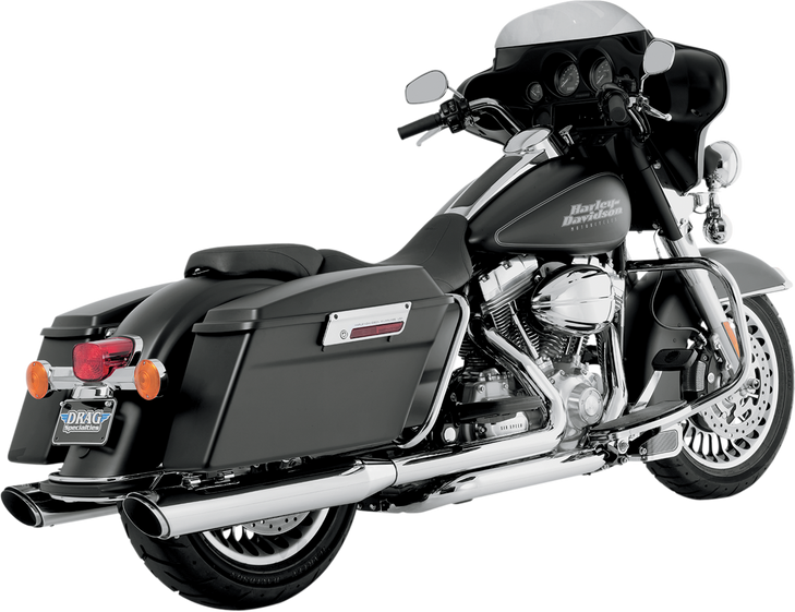 Vance & Hines Twin Slash Muffler - Chrome 16763