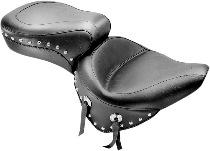 Mustang Wide Studded Seat - Softail '00-'05 75072