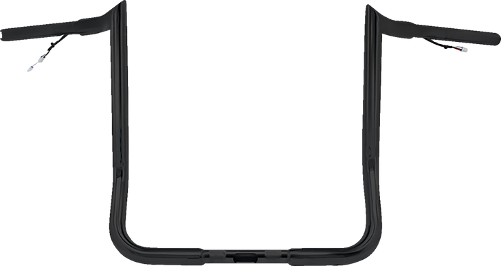 Handlebar - Monkey Bar - Pre-Wired - 12" - Black Pyo:Mbbpw-12 B