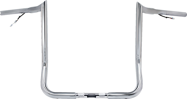 Handlebar - Monkey Bar - Pre-Wired - 12" - Chrome Pyo:Mbbpw-12 C