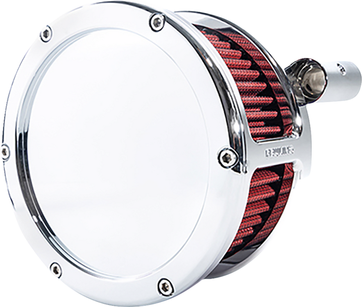 Ba Air Cleaner Kit - Chrome With Red Filter - '93-'99 Evolution Big Twin 5467