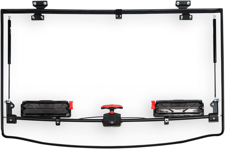 Seizmik Flip-Up Windshield - Pro-Fit - Polaris 50-50220Kit