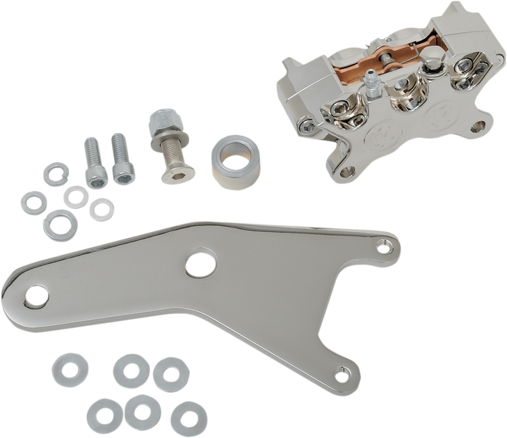 Performance Machine (Pm) Rear Caliper - Chrome - 11.5" - 81-83Fx/Fl 1255-0052-Ch