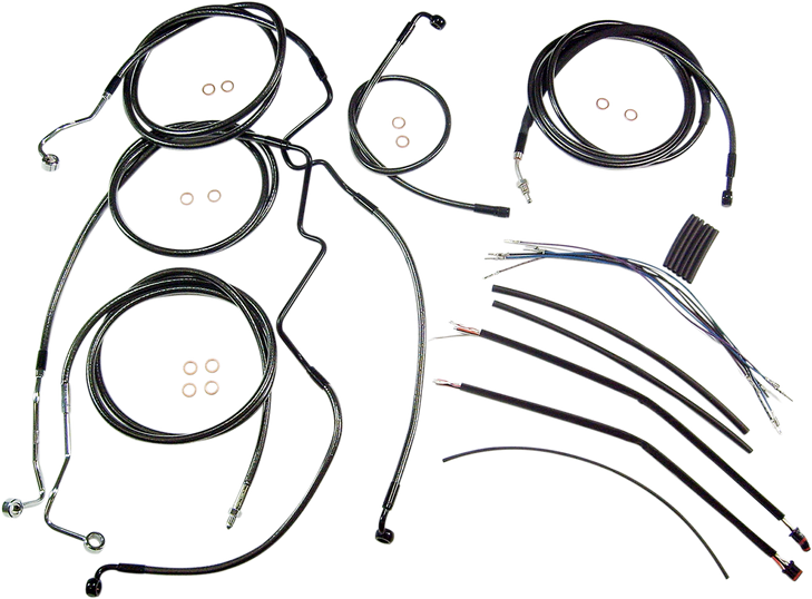 Magnum Shielding Black Pearl Designer Handlebar Installation Kit 487341