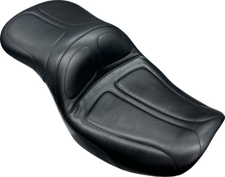 Maverick Seat - Without Backrest - Pleated W/ Gripp Tape - Black - Flh/Flt '23-'24 Lv-957