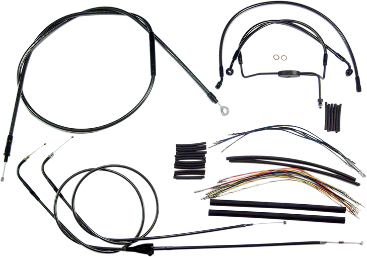 Magnum Shielding Black Pearl Designer Handlebar Installation Kit 487873