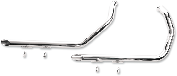 Paughco 1-3/4" Dual Slash-Cut Drag Pipes Ds719-1-40