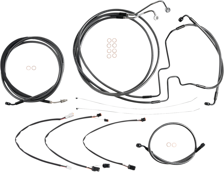 Magnum Shielding Karbonfibr Designer Handlebar Installation Kit 787841